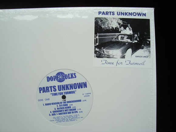Parts Unknown ‎– Time For Turmoil (LP)