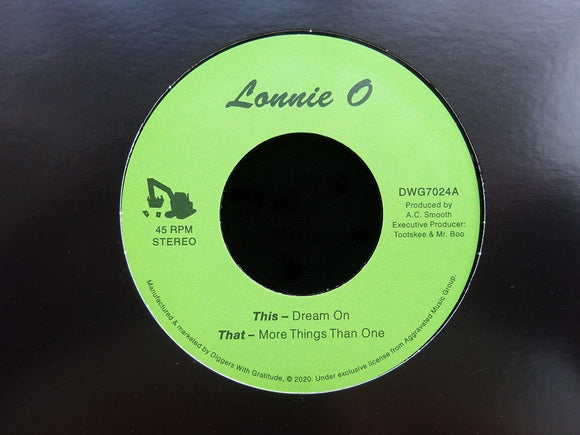 Lonnie O ‎– Dream On / More Things Than One (7