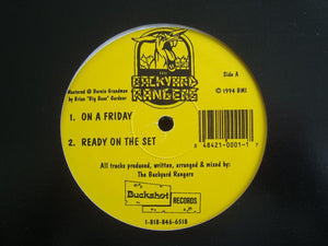 Backyard Rangers ‎– On A Friday (12")