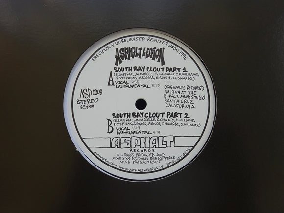 Asphalt Legion ‎– South Bay Clout (´96 Remixes) (12