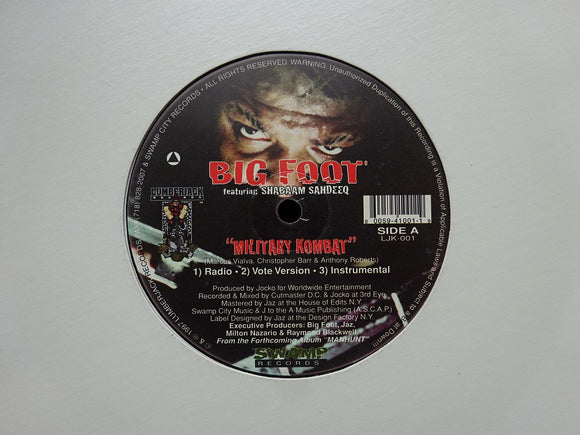 Big Foot ‎– Military Kombat / Bring It (12