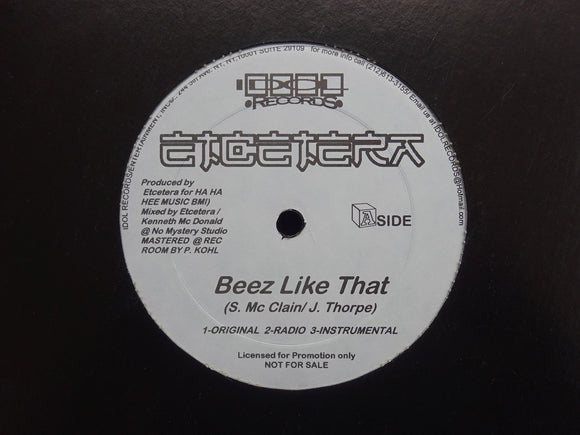 Etcetera ‎– Beez Like That / Tonight (12