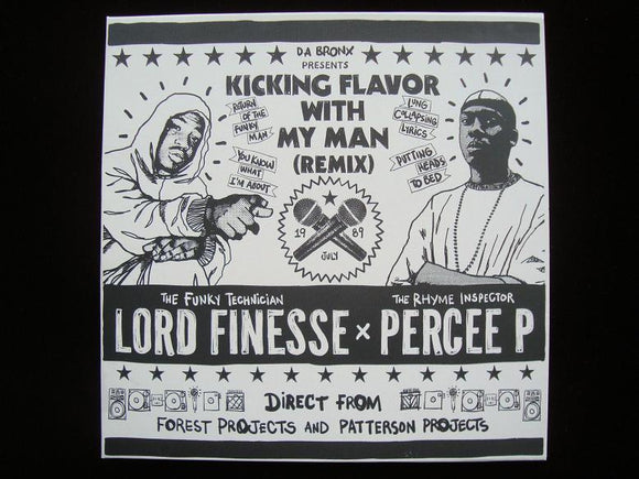 Lord Finesse x Percee P ‎– Kicking Flavor With My Man (Rmx) (7