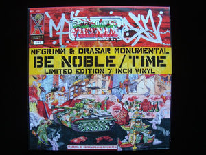 MF Grimm & Drasar Monumental ‎– Be Noble / Time (7")