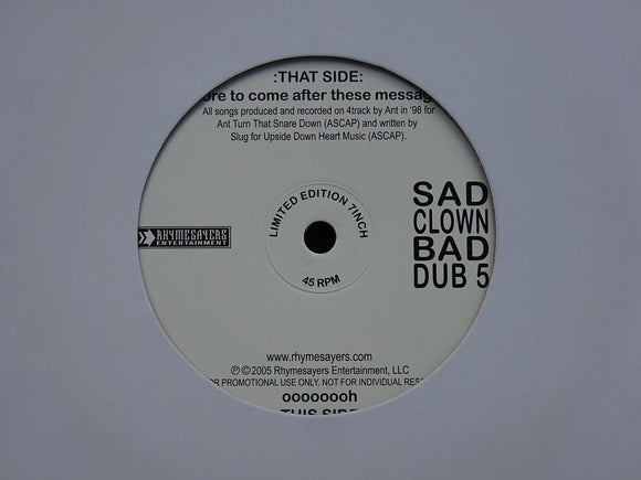 Atmosphere ‎– Sad Clown Bad Dub 5 (7