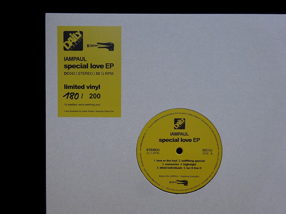 Iampaul ‎– Special Love EP (LP)