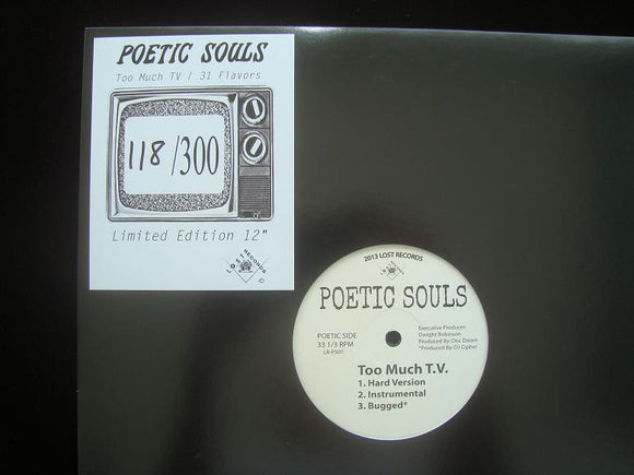 Poetic Souls ‎– Too Much T.V. / 31 Flavors (12