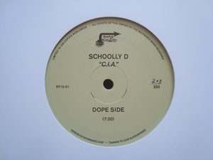 Schoolly D ‎– C.I.A. - Cold Blooded Blitz (12")