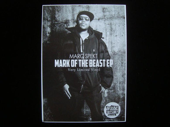 MarQ Spekt ‎– Mark Of The Beast EP Sticker