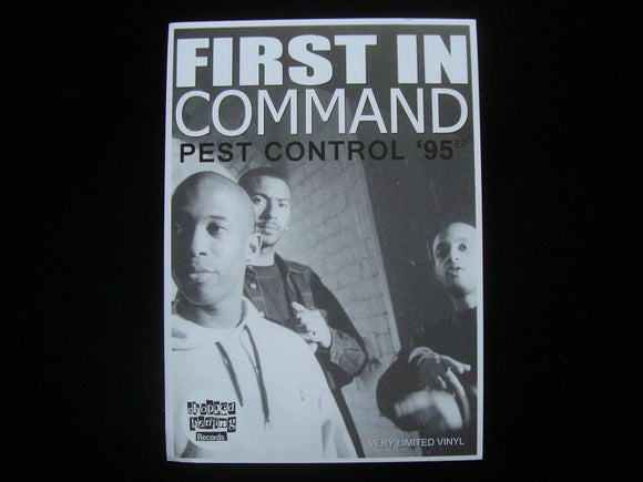 First In Command‎ – Pest Control '95 EP Sticker