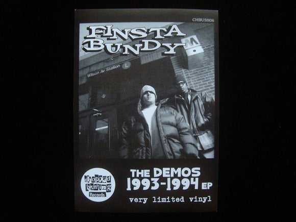 Finsta Bundy ‎– The Demos 1993-1994 EP Sticker
