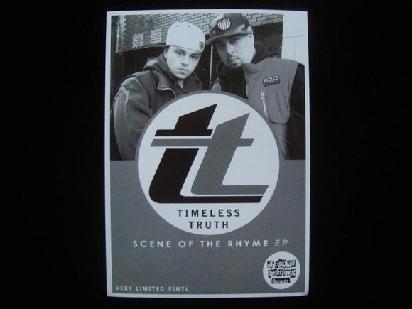 Timeless Truth ‎– Scene Of The Rhyme EP Sticker