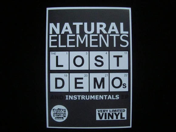Natural Elements ‎– Lost Demos & Instrumentals EP Sticker