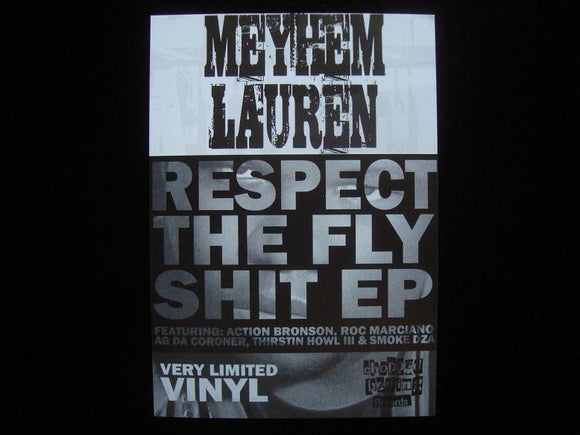Meyhem Lauren ‎– Respect The Fly Shit EP Sticker