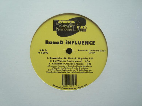 Baaad Influence ‎– BunWatcher (12