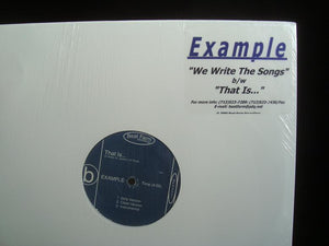 Example ‎– We Write The Songs / That Is... (12")