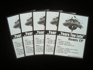 Ruck N' Wiz - Years Too Late Remix EP Stickers