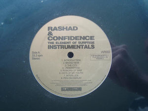 Rashad & Confidence – The Element Of Surprise (Instr.) (LP)
