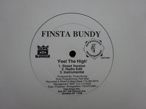 Finsta Bundy ‎– Feel The High / Where Ya At? (12