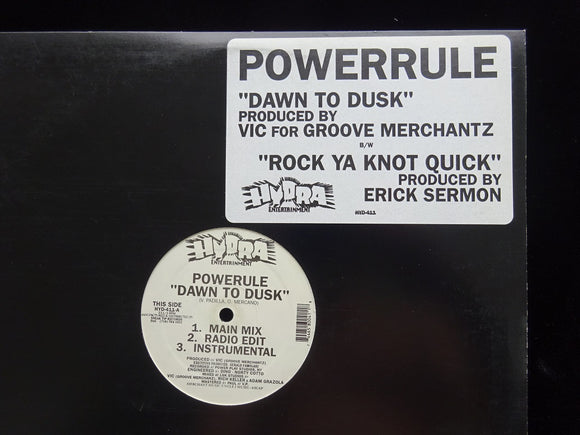 Powerule ‎– Dawn To Dusk / Rock Ya Knot Quick (12