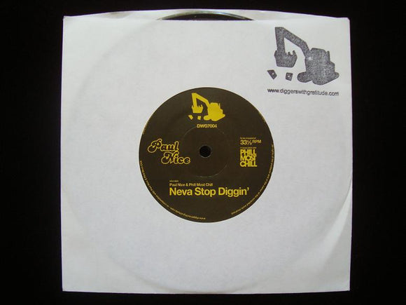 Paul Nice feat. Phill Most Chill ‎– Neva Stop Diggin' (7