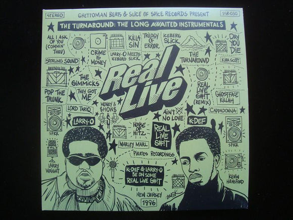 Real Live ‎– The Turnaround: The Long Awaited Instrumentals (2LP)