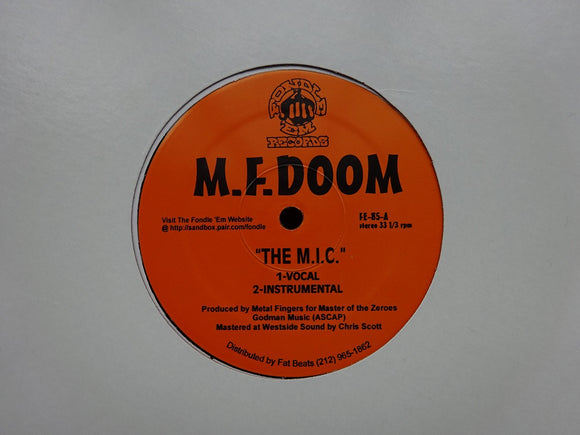 M.F. Doom ‎– The M.I.C. / Red & Gold (12
