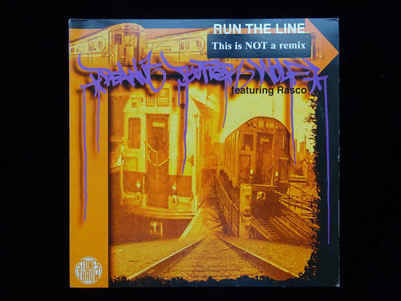 Peanut Butter Wolf ‎– Run The Line / The Undercover (12