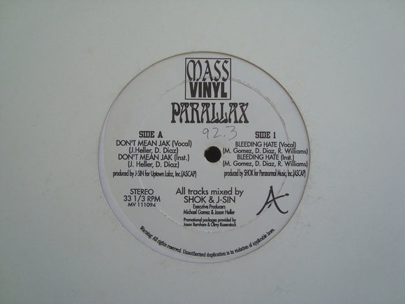 Parallax – Don't Mean Jak (12