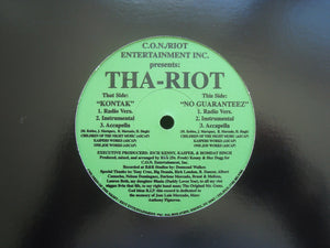 Tha-Riot ‎– No Guaranteez / Kontak (12")