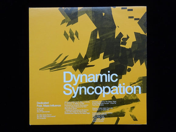 Dynamic Syncopation feat. Mass Influence ‎– Dedicated (12