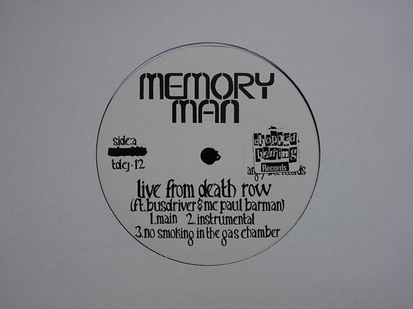Memory Man ‎– Live From Death Row (12