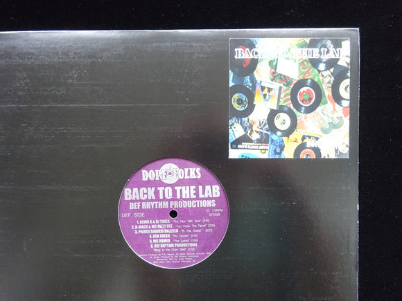 Def Rhythm Productions ‎– Back To The Lab (LP)