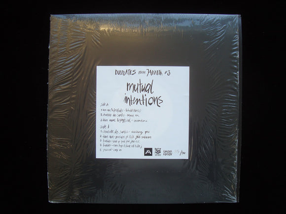 Mutual Intentions ‎– Dubplates From Jakarta #3 (EP)
