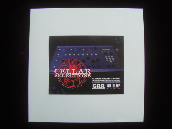 Nick Wiz ‎– Cellar Selections Vol.7: 1992-1998 (2LP) – Spot Records