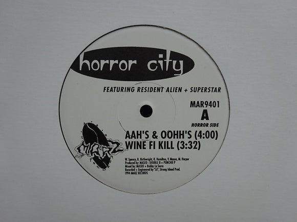 Horror City ‎– Aah's & Oohh's / Wine Fi Kill / Moogler / Freestyle Fiend (12