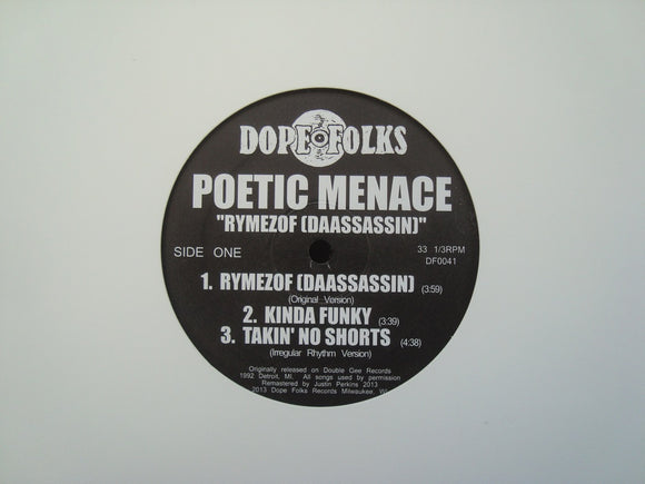 Poetic Menace ‎– Rymezof (Daassassin) (EP)