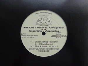 The Arsonists & Anomolies / El Battalion ‎– Blacklisted / MC Squared (12")