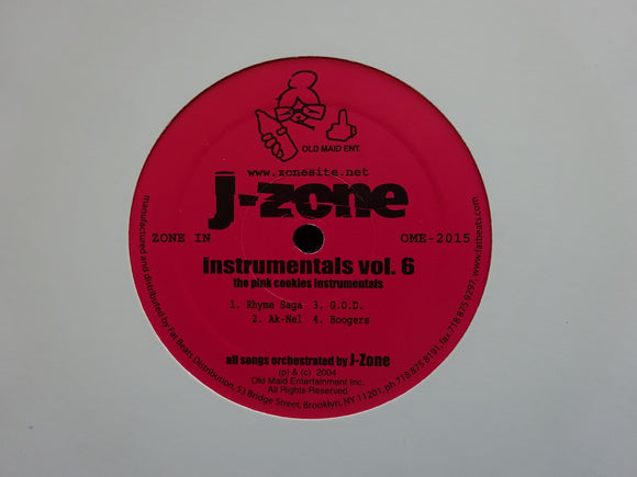 J-Zone ‎– The Pink Cookies Instrumentals (LP)