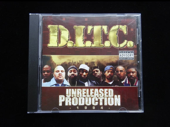 D.I.T.C. ‎– Unreleased Production 1994 (CD)
