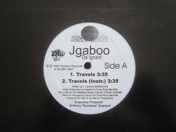 Jgaboo Da Ignant ‎– Travels / Me (12