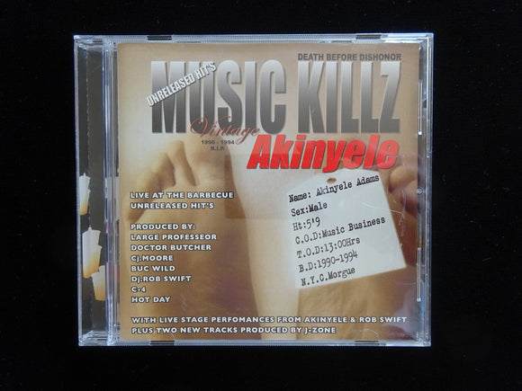 Akinyele ‎– Live At The Barbecue - Unreleased Hit's (CD)