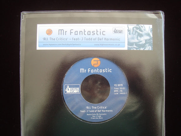 Mr Fantastic ‎– All The Critics (7