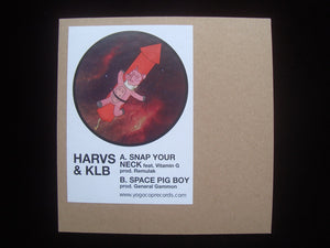 Harvs & KLB ‎– Snap Your Neck / Space Pig Boy (7")