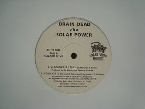 Brain Dead ‎– A Soldier's Story / Homicide (12")