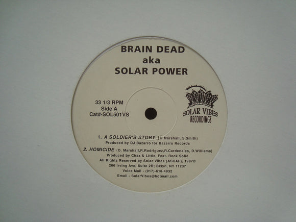 Brain Dead ‎– A Soldier's Story / Homicide (12