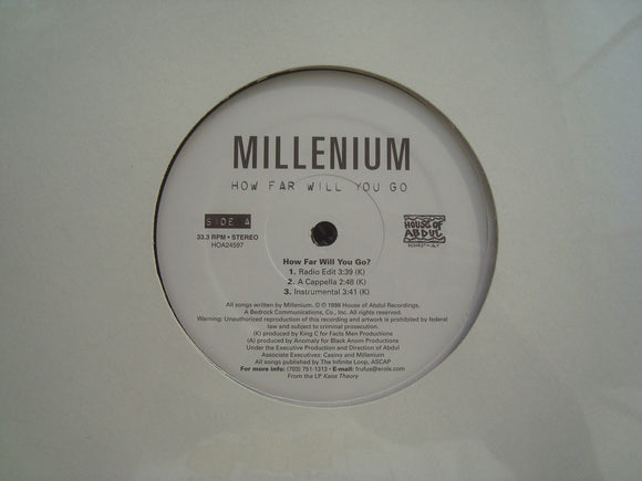Millenium ‎– How Far Will You Go (12