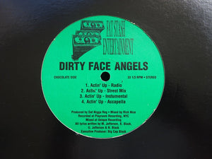 Dirty Face Angels ‎– Actin' Up / MOElogical (12")