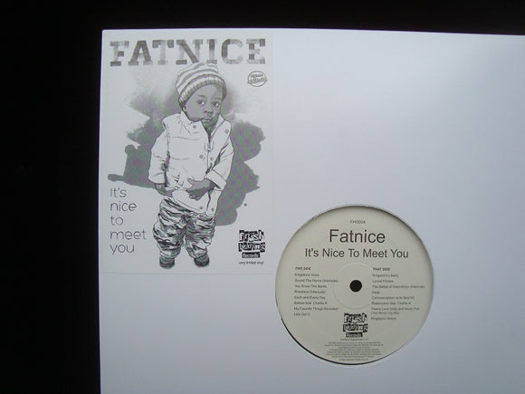 Fatnice ‎– It's Nice To Meet You (LP)