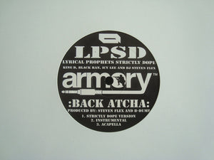 LPSD - Most Desh ‎– Back Atcha / Microphone Enhancer (12")